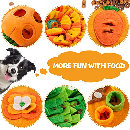 ZMUBB Pet Snuffle Mat for Dogs Sniff Mat Nosework Feeding Mat Slow Feeder Interactive Dog Puzzle Toys for Training and Stress Relief Encourages Natural Foraging Skills (29.5''x18.9'')