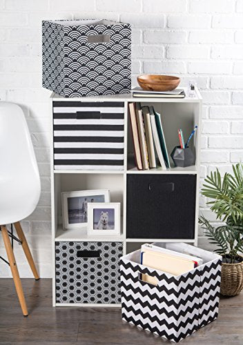 DII Polyester Cube Storage Collection Hard Sided Collapsible, 11x11x11, Spice