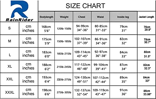 Rain Suits for Men Women Waterproof Heavy Duty Raincoat Fishing Rain Gear Jacket and Pants Hideaway Hood (Black, Small)