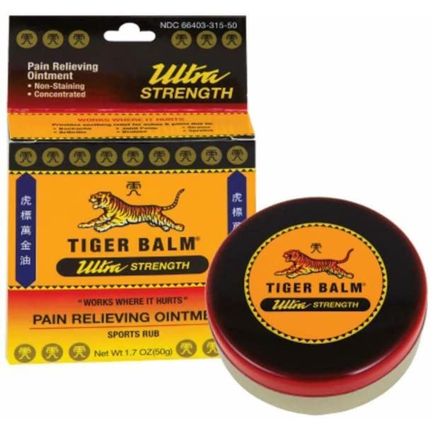 Tiger Balm Sport Rub Pain Relieving Ointment, Ultra Strength 1.70 oz (Pack of 5)