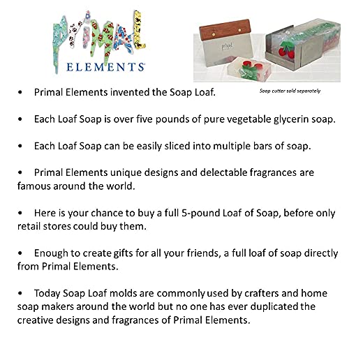 Primal Elements Hearts Soap Loaf, 80 Ounce