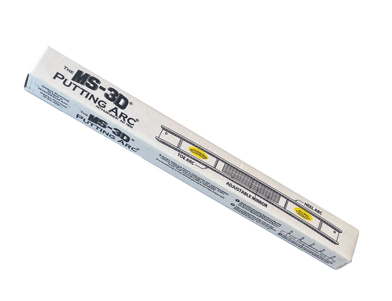The Putting Arc - MS3D Model - Golf Training Aid Used to Perfect Your Putting and Reduce Your Score! - Practice and Master Your Putting Fundamentals! - Midnight Black - Proudly Made in The USA