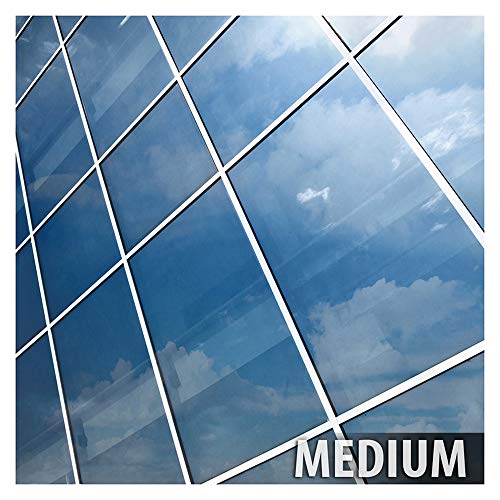 BDF S35 Window Film High Heat Rejection Reflective Silver 35 (Medium) - 24in X 24ft