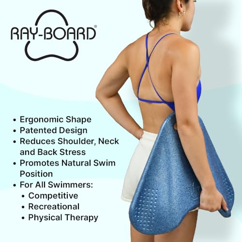 Ray-Board Kickboard (Speckled Blue, Adult/Large)