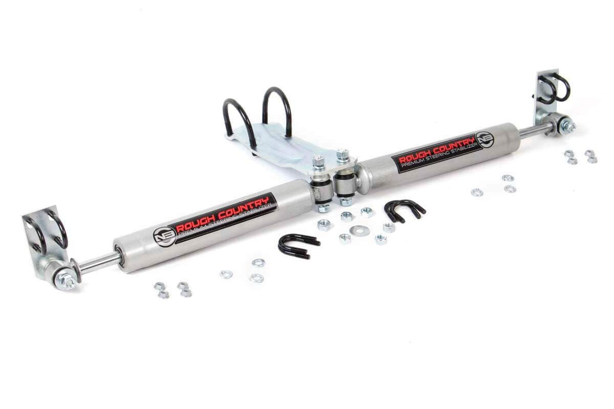 Rough Country N3 Dual Steering Stabilizer for 69-87 Chevy/GMC C10/K10-8735630