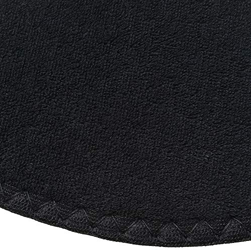 Happystep Cotton Terry Cloth Insoles, Barefoot Shoe Inserts, Sweat Absorption, Odor Control, Moisture-Wicking, Washable and Reusable, Zero Drop Shoe Insoles, 1 Pair Black and 1 Pair White (Men 11)