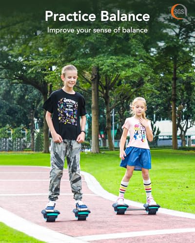 Gyroshoes S300 Hovershoes Electric Hoverboard with LED Lights,UL2272 Certificated Self Balancing Scooters Hovershoes for Kids and Adults
