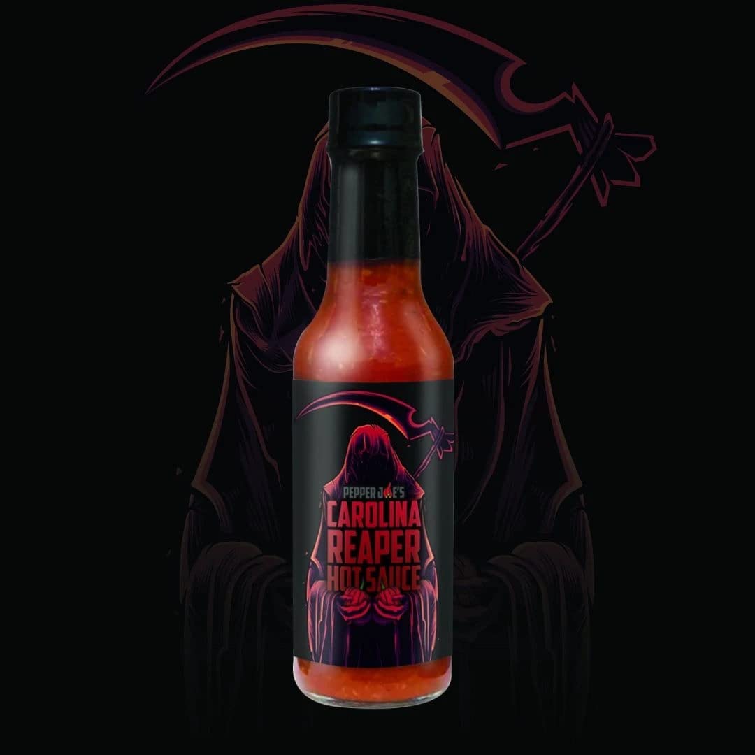 Pepper Joe’s Carolina Reaper Hot Sauce – Extreme Heat with Delicious Flavor Balance - Made with World’s Hottest Chili Pepper – 5 Ounces