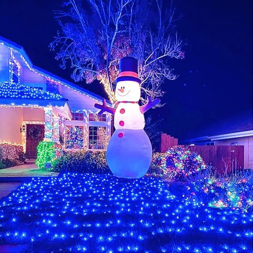 YEGUO 500 LED Red and White Christmas Lights Indoor, String Lights Outdoor Waterproof, 8 Modes 165ft Green Wire Tree Lights Twinkle Lights Plug in for Holiday Festival Xmas Decor