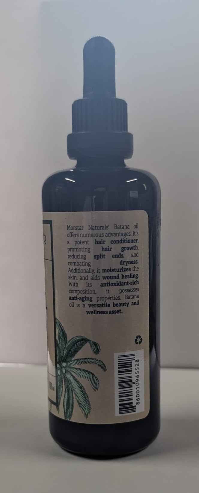 Morstar Raw Batana Oil for Hair Growth: 100% Pure - Dr. Sebi Batana Oil from Honduras Unrefined Promotes Hair thickness for Men & Women 3.4 OZ