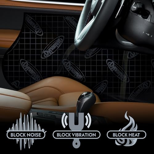 Dynamat Xtreme Sound Deadening Car Insulation Bulk Pack – Noise Dampening Kit for Floor, Doors, Panels, Hood, Engine or Trunk – Easy Self Adhesive Install – 9 Sheets 18”x32” Each, 36 sq ft total