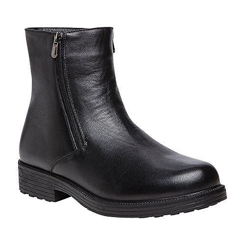 Propét Men's Troy Chelsea Boot, Black, 9.5 XX-Wide