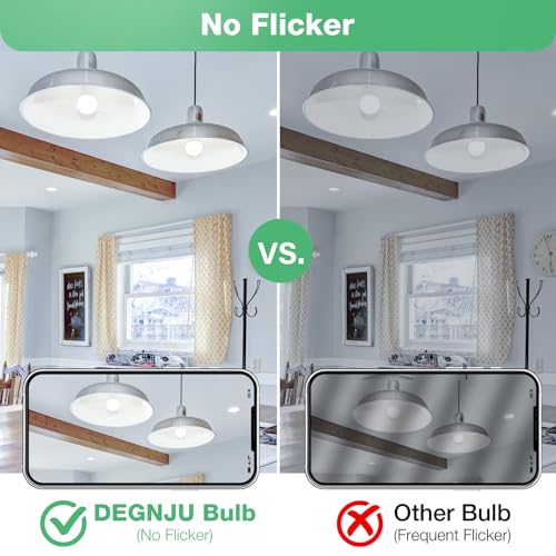 DEGNJU LED Light Bulbs, 100 Watt led Bulb Warm White, 5000K Daylight Light Bulbs, E26 Standard Base, 1500 Lumens, Non-Dimmable, 13W Bright White LED Bulbs for Bedroom Home Office, 12 Pack