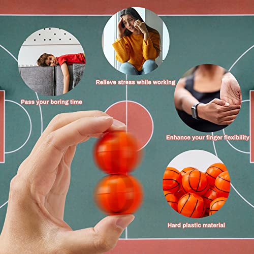 SCIONE 36 Pack Basketball Party Favors for Kids 4-8 8-12 Basketball Sports Fidget Spinner Goodie Bag Stuffers Treasure Box Toys Classroom Prizes Birthday Party Favors for Kids