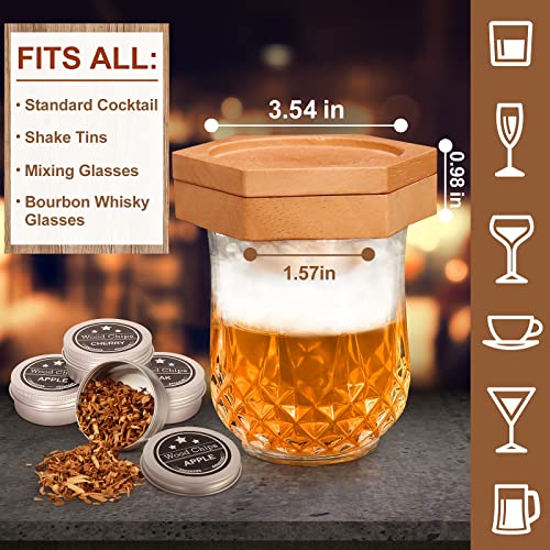 Mens Gifts for Christmas - Whiskey Cocktail Smoker Kit with Torch, Christmas Funny Gifts for Men Husband, Smoked Bourbon Kit, Birthday Anniversary Unique Gift for Him, Cool Stocking Stuffers for Xmas