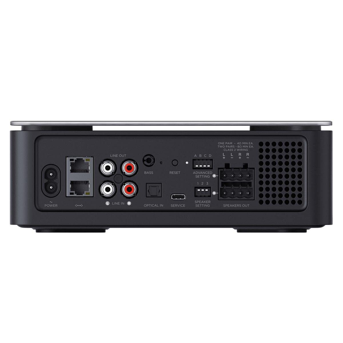 251 Outdoor Environmental Speakers (Pair), Black with Music Amplifier