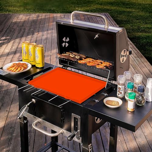 HHSME 28" Silicone Griddle Mat for Blackstone 28 Inch Griddle, Heavy Duty Food Grade Blackstone Silicone Griddle Cover With Handle, 28 Inch blackstone griddle cover, Protect Your Griddle All Year