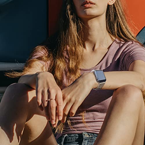 Leather Band Compatible with Apple Watch Band 49mm 45mm 44mm 42mm 41mm 40mm 38mm, Hollow-Out Lace Strap Replacement Band Strap for Apple Watch Ultra SE2 SE Series 8 7 6 5 4 3 2 1 (41mm/40mm/38mm,