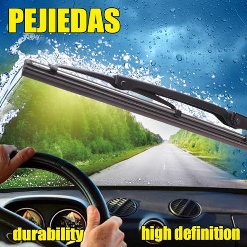 Front Windshield Wiper Blades, 22" + 22" Metal Frame Wiper Blades, OEM Quality for Original Equipment Replacement (Pack of 2)