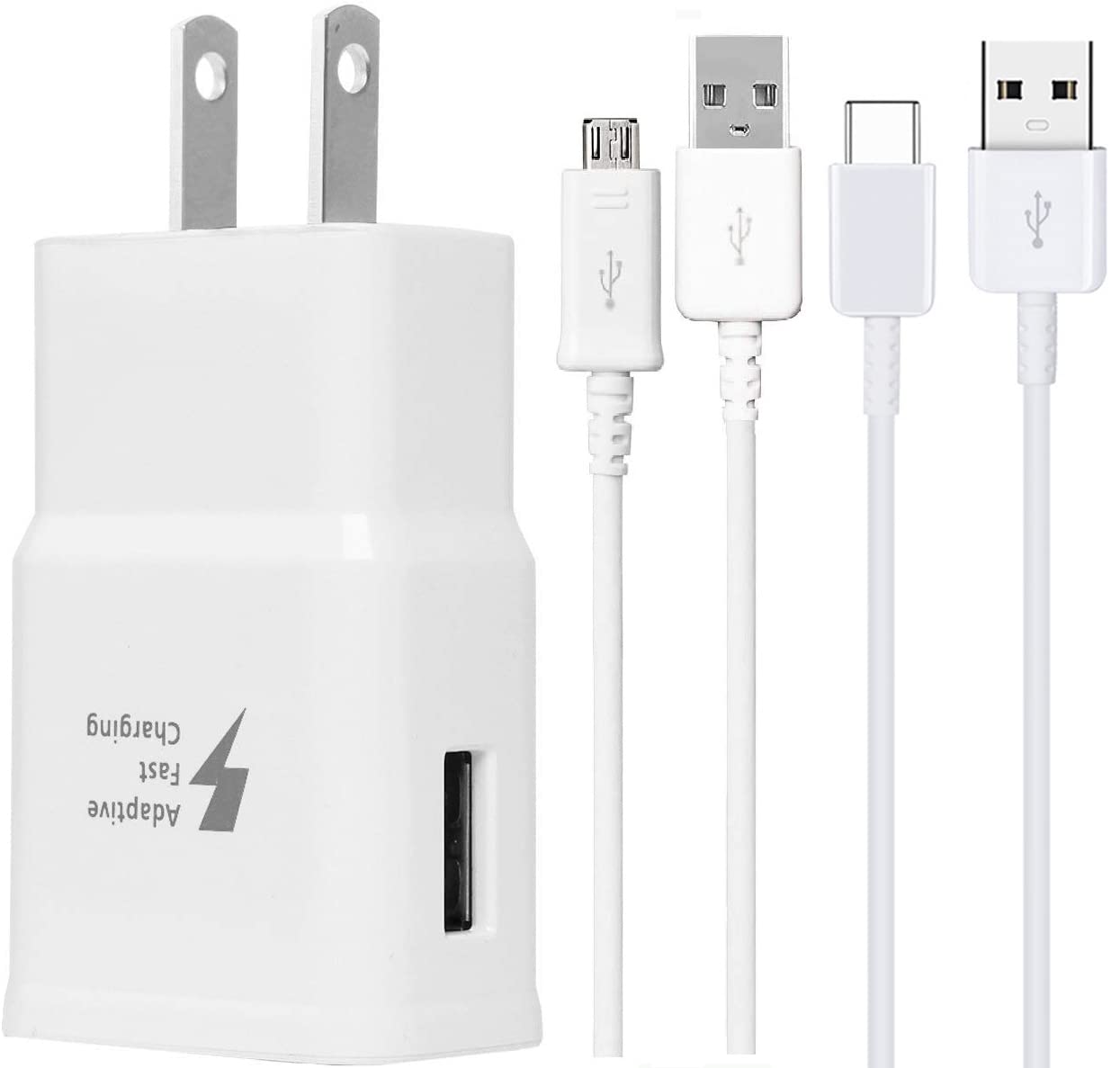 Designed for Samsung Galaxy Tablet,Adaptive Fast Charger for Samsung Galaxy Tab A 10.1/8.0/7.0/9.7,Tab E Tablet,S7,S7 Edge S6,S6,Note 4 Tab S 10.5,A 9.7,4 and More