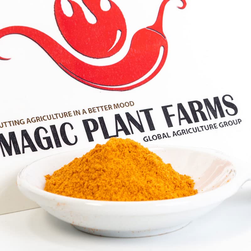 Fiery Farms Carolina Reaper Flakes - 4 oz - 1.5M to 2M SHUs Extremely Hot Red Chili Pepper Flakes, Pure, No Additives