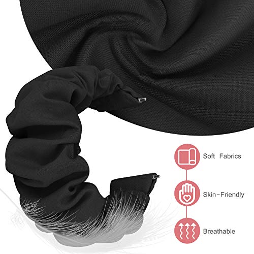 20mm 22mm Scrunchies Watch Bands, Elastic Replacement Bands for Samsung Galaxy Watch 4 5 Pro 6 7 Classic Galaxy Active 1 2 40mm 44mm for Women BPP-M