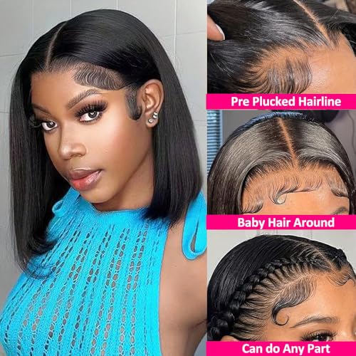 usmoother 99j Burgundy Hd Lace Front Human Hair 13x6 Lace Front Wigs Human Hair 200 Density Human Hair Wigs Red Colored Pre Plucked Pre Cut 32 inch Straight Lace Front Wigs Human Baby Hair For Women