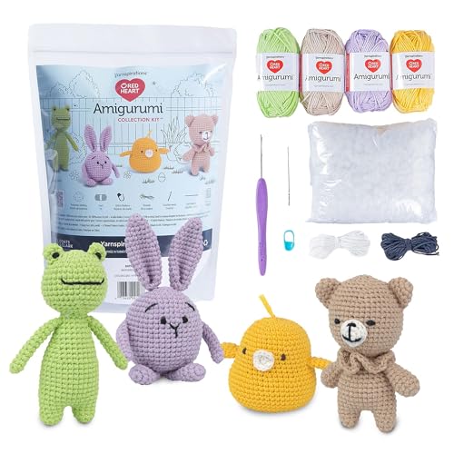 Red Heart Amigurumi Ross The Elephant Kit