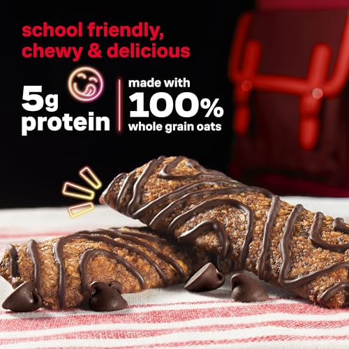 KIND Kids Chocolate Chip Bar, Tree Nut Free, Peanut Free, Gluten Free, Made With Whole Grain Oats, 6.2 oz Box (40 Bars)