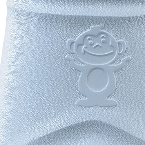BAI HOU Shower Slipper,Slippers with Drainage Holes,Quick Drying Non-Slip Slippers, Bathroom Slippers Gym Slippers Soft Sole Open Toe House Slippers for Men and Women EVA Platform (Light blue,Women6-7/Men6-6.5)