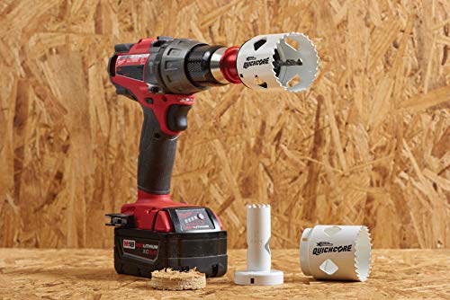 Disston E0100224 Blu-MOL QUICKCORE Xtreme Bi-Metal Hole Saw, 7" Clamshell Size, 5-1/4"