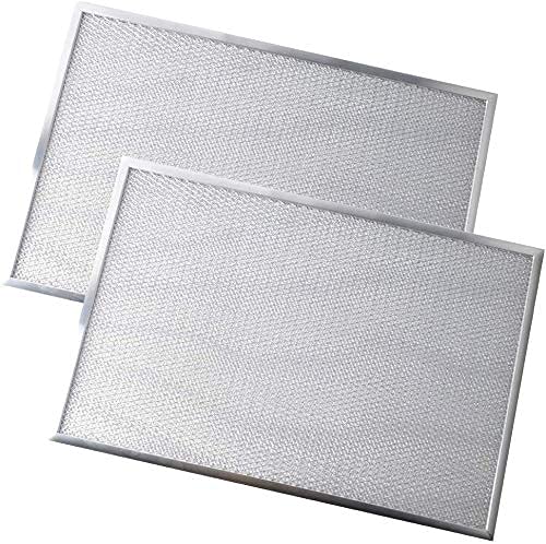 Wadoy BPS1FA36 Range Hood Filter 11-3/4" X 17-1/4" X 3/8", 2 Pack Aluminum Mesh Grease Range Hood Filter with Blue Protective Film (πππ§ ππ ππ¨π«π§ π¨ππ) Compatible with Broan Nutone 99010300E