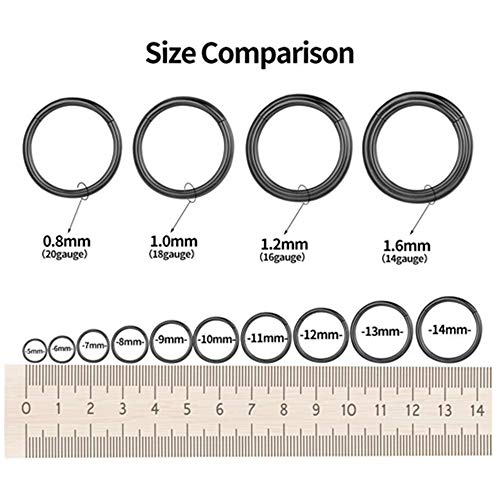 2pcs Pair 12mm Septum Ring Silver Nose Rings Hoop 16 Gauge Nose Hoop Helix Daith Tragus Hinged Segment Septum Clicker Lip Rings 316L Surgical Steel 16g Cartilage Earring Nose Piercing Jewelry