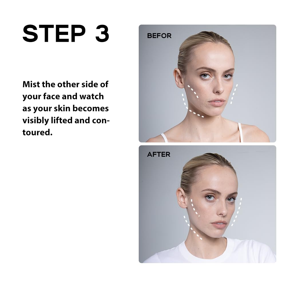 MORITEK Ultimate Mori-Lift Mist Spray 3PCS 3ML Travel Size, Anti-Aging Hydrating Mist Firms, Lifts, Contours, & Reduces Fine Lines