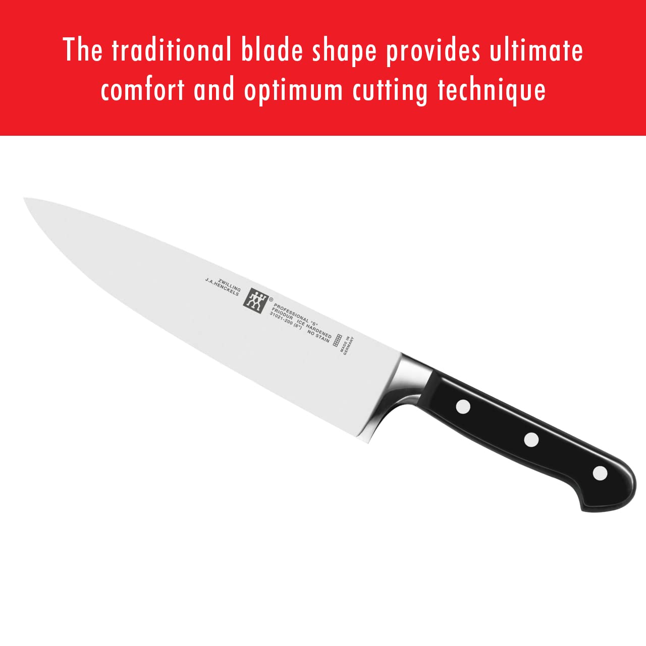ZWILLING PROFESSIONAL S 8-INCH, CHEF'S KNIFE