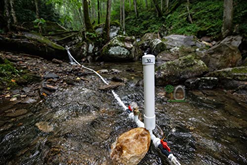 Hydraulic Ram Pump 1/2" (Tiny) Pump Water Off Grid from Creeks and Streams without Fuel or Electricity