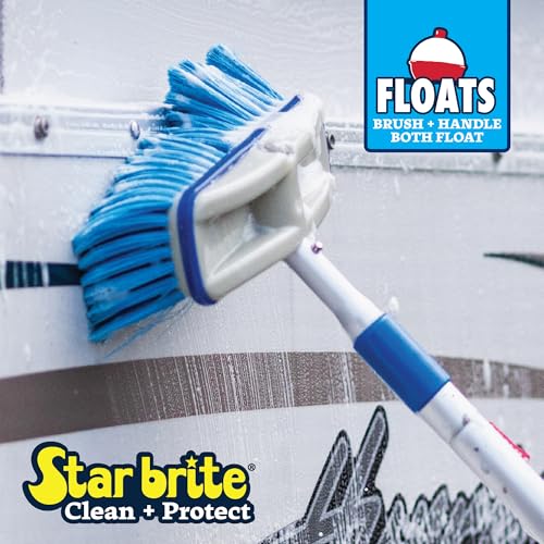 Star brite 040192 Deluxe 8" Deck Brush with Standard 3'-6' Extendable Handle