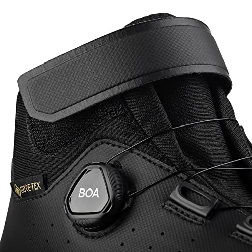Fizik Road Cycling Winter Shoes Tempo Artica R5 GTX Gore-Tex - White/Black - 42 - (9 US)