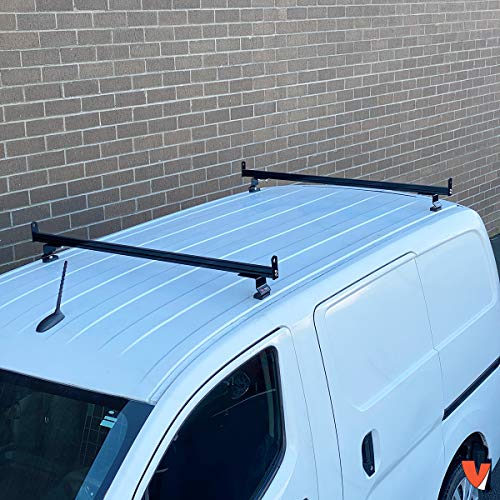 2 Bar Rack System for The Transit Connect 2010-13, NV200 or Chevy City Express Black