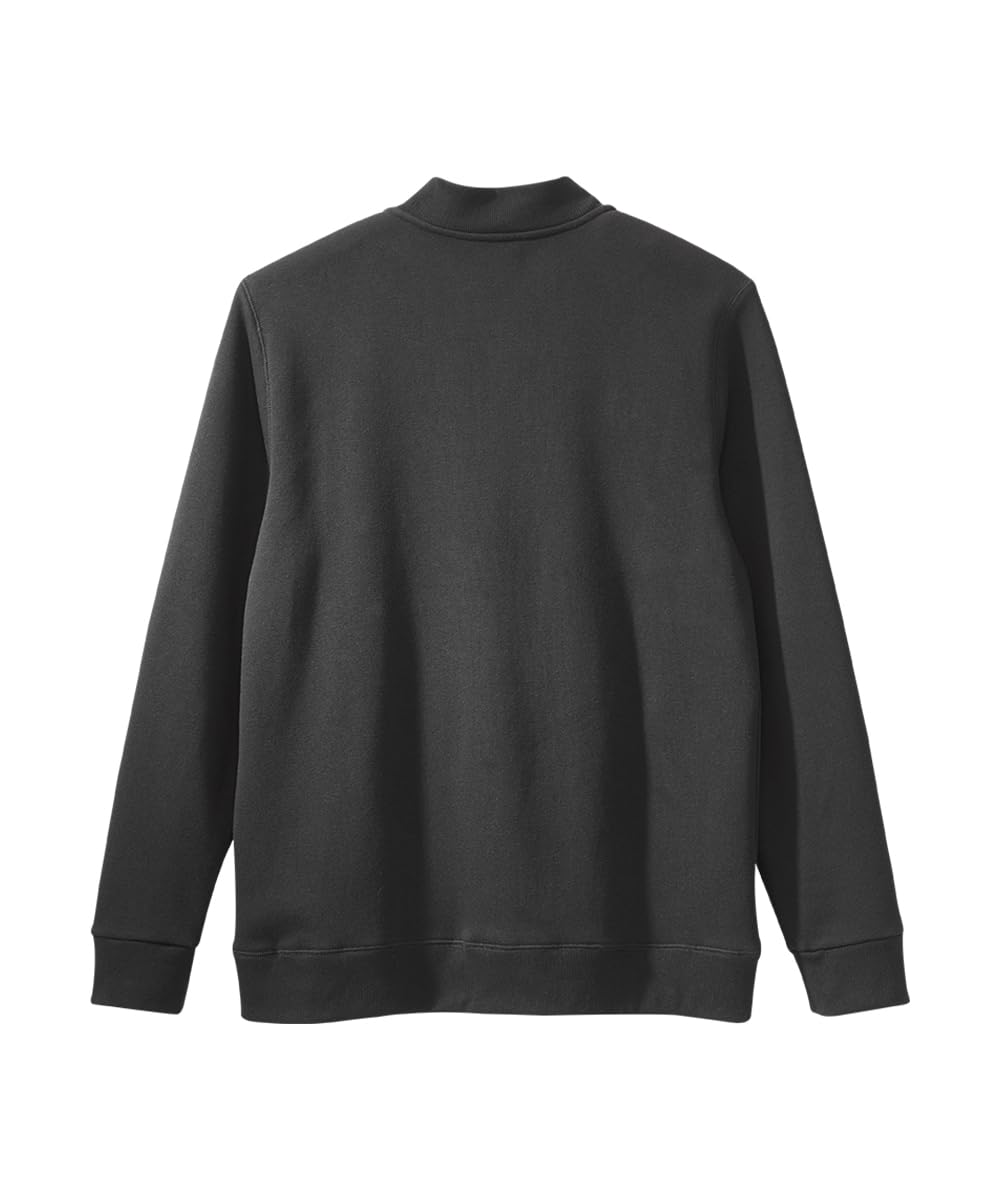 Silvert's Adaptive Clothing & Footwear Men's Bomber Jacket with Magnetic Buttons - Black MED