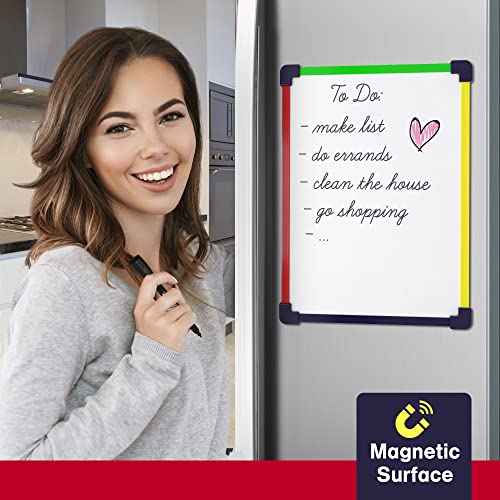 ScribbleDo Magnetic Dry Erase Board for Kids Whiteboard 9”x12” Includes White Board for Kids Writing Learning & Drawing Art Educational Kids Toy