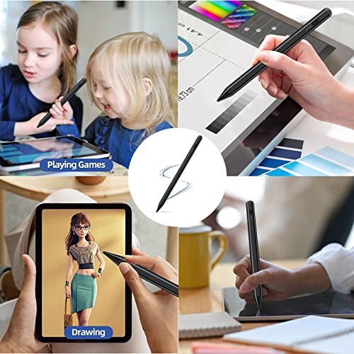 Stylus Pen for iPad with Palm Rejection,5 Extra Tips,Tilt Sensitive for iPad Pencil Compatible (2018-2023) for iPad 10th/9th/8th/7th/6th,Pro 11/12.9 in,for iPad Air 5th/4th/3rd,for iPad Mini 6/5