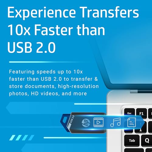 HP 64GB x900w USB 3.0 Flash Drive,Black
