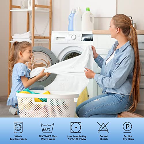 Waterproof Mattress Protector Twin Size Mattress Cover Cooling Mattress Pad Breathable Noiseless Soft Bed Protector Deep Pocket Fits 6"-15", Machine Washable (Twin, 1 Pack)