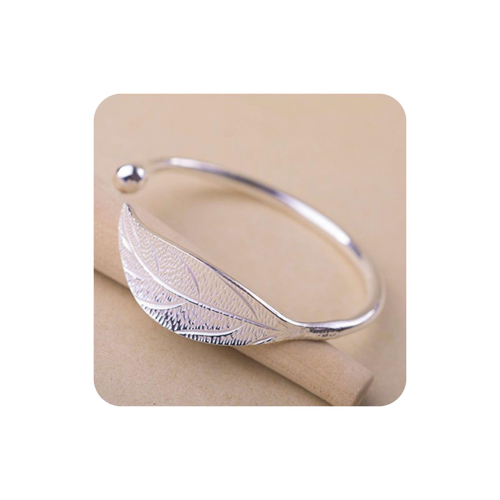 Amaon Outlet Today Sterling Silver Bracelet for Women Today Deals Prime Amaon Haul Store Simple Open Bracelets Jewelry Bangle Bracelets Birthday Valentines Day Gifts