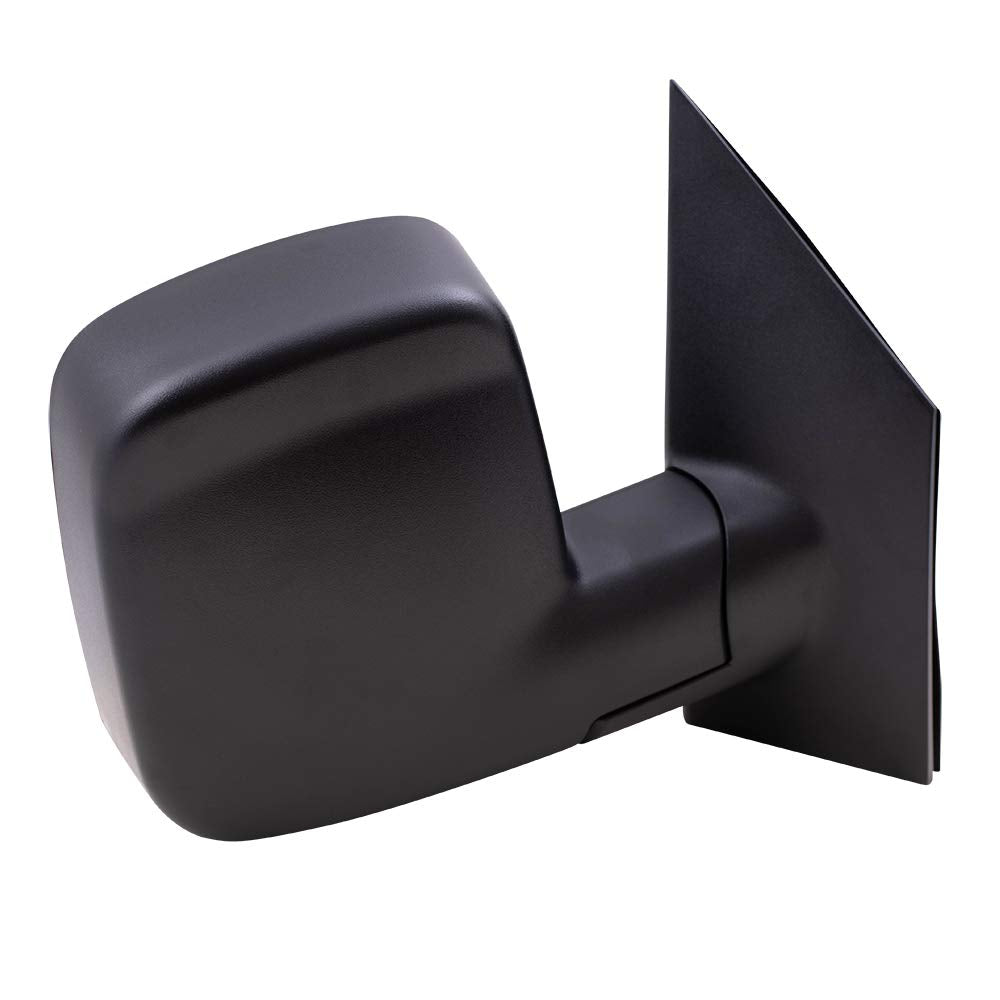 Brock 1333-7301R Passenger Side Right Standard Type Manual Door Mirror Textured Black With Dual Glass Compatible With 2003-2024 Chevrolet Express 2003-2024 GMC Savana