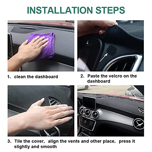 HanLanKa Dashboard Cover for Chevrolet Silverado 1500 2500 3500 1999-2006 Avalanche Chevy Tahoe Suburban GMC Sierra Yukon Dash Cover Mat(Premium Carpet, Beige)