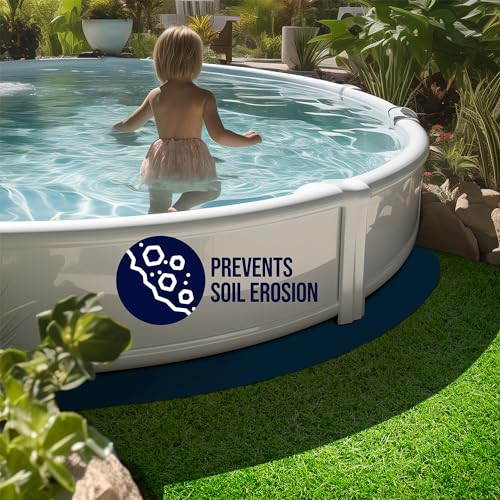 Shop Square 10-Foot-by-15-Foot Oval Pool Liner Pad for Above Ground Pools - Under Pool Padding, Above Ground Pool Pad Oval, Puncture Protection, Extend Liner Life, Durable Geotextile Material