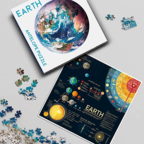 Antelope - 1000 Piece Puzzle for Adults, Space Travel Jigsaw Puzzle 1000 Pieces by Lynn Weilin, 29.5In x 20.5In, Thick, Sturdy Pieces, Planets in Space Jigsaw Puzzle