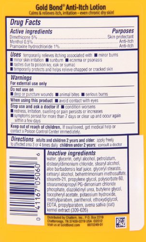 Gold Bond Anti Itch Lotion 5.5oz, Bottles (Pack of 2)